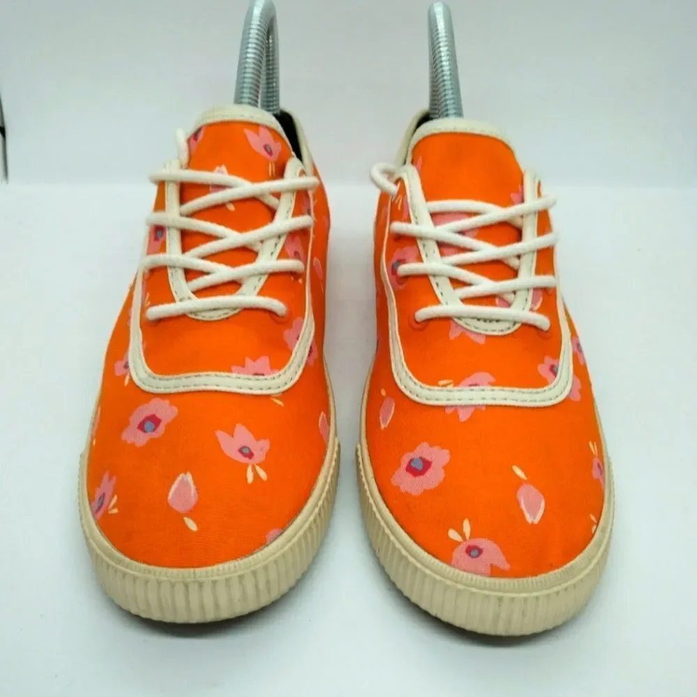 Toms Casual Canvas Sneakers‎ Women's Size 6.5 Orange